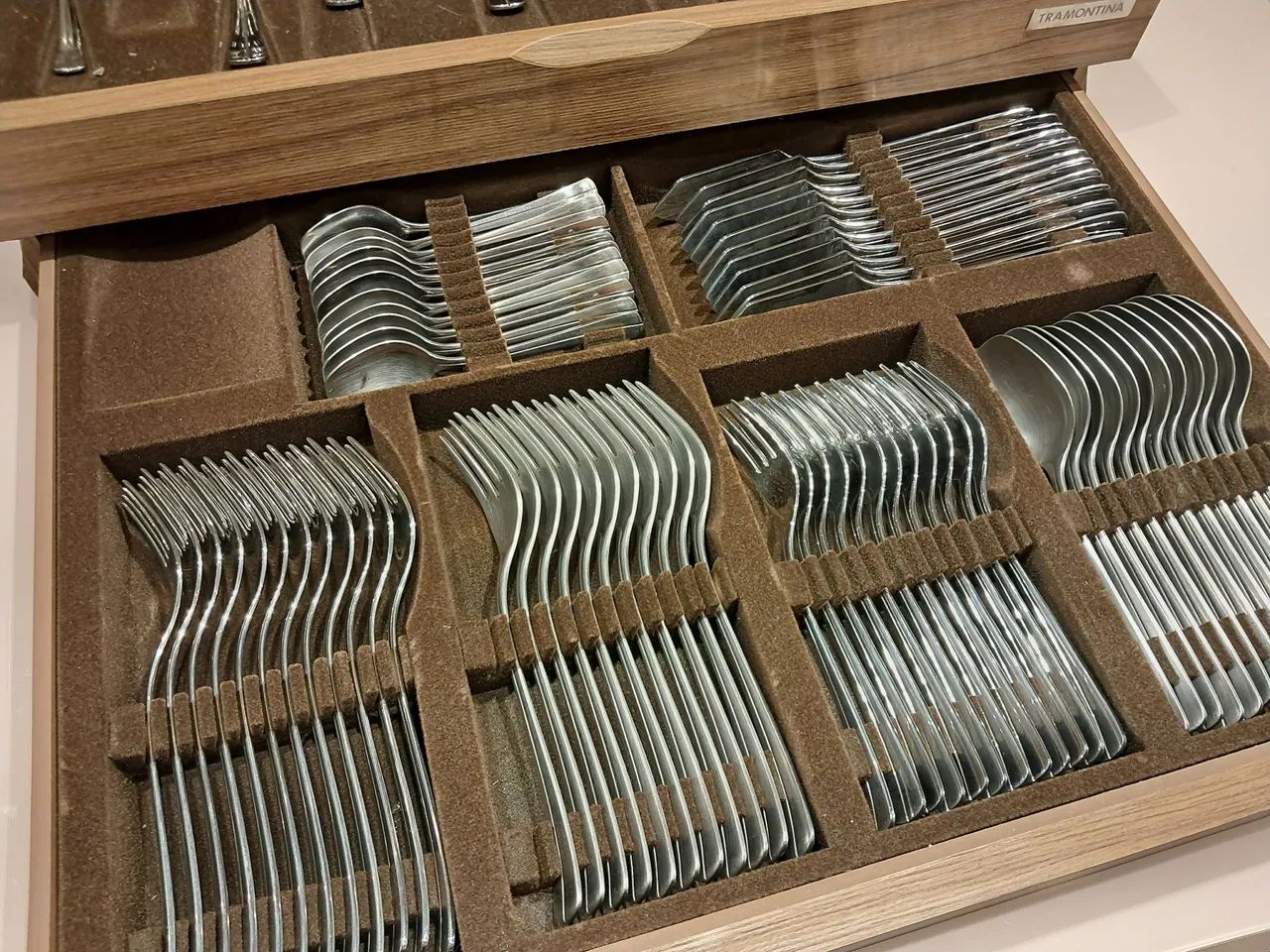 Jogo de talheres 130 peças Tramontina  - Foto 5