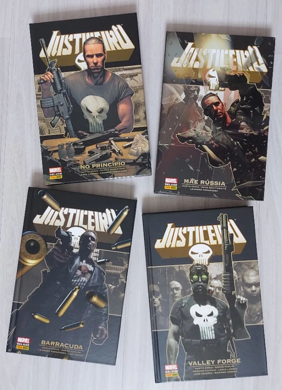 HQ Justiceiro - Marvel Deluxe - Garth Ennis (Completo)
