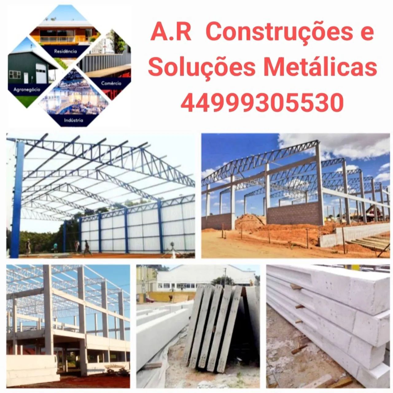 Barracão pré-moldado R$1.250