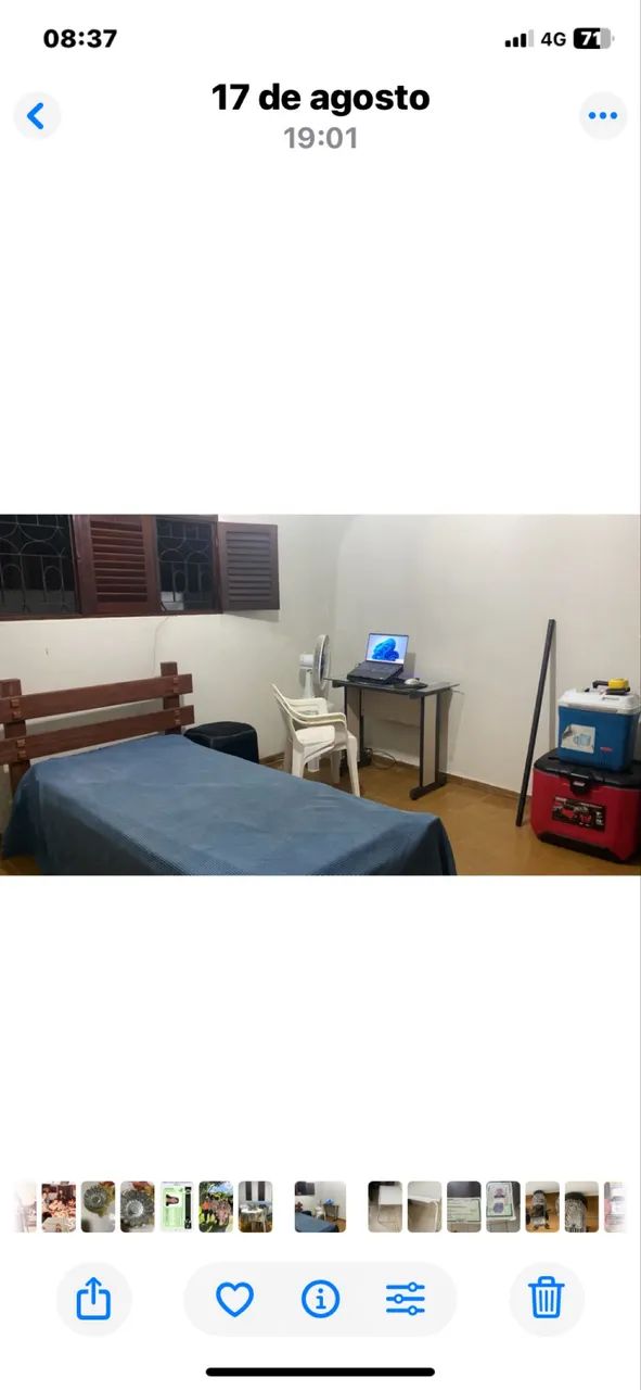 Cama de solteirão de cerejeira da marca linear