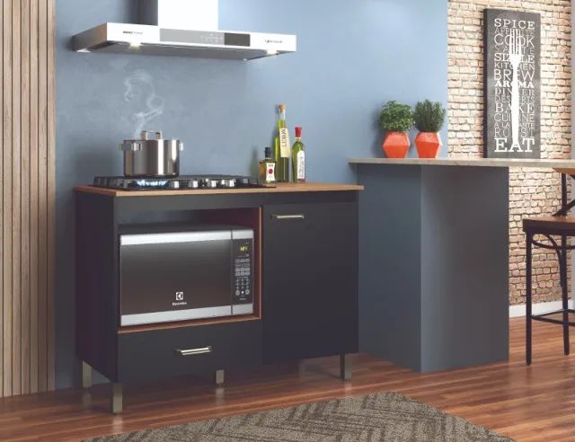 Balcão Para Fogão cooktop roma