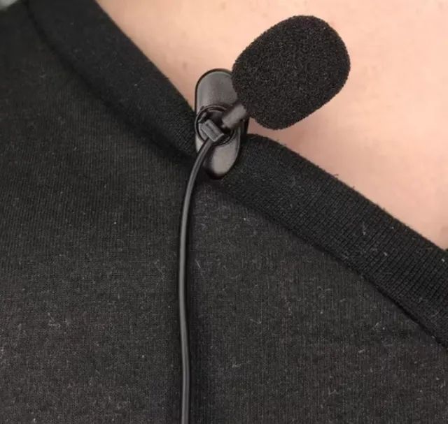 Microfone lapela P2 profissional Android gravação YouTuber - Foto 4