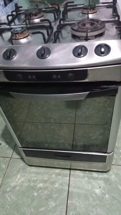 Fogão Inox Brastemp 4 Bocas  - Foto 4