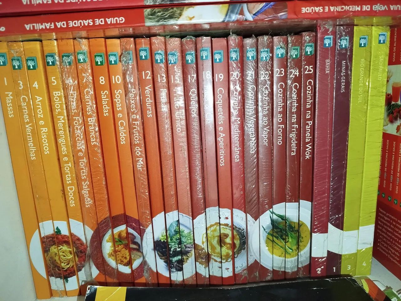 Livros de Culinária / Guia de Saúde da Família - Cada livro