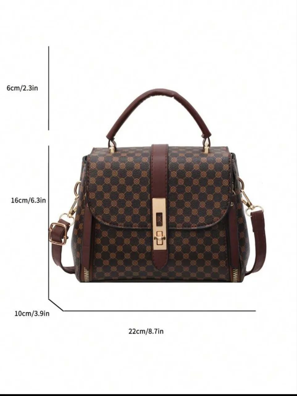 Bolsa Monograma Premium - Nova e Elegante! ? - Foto 4