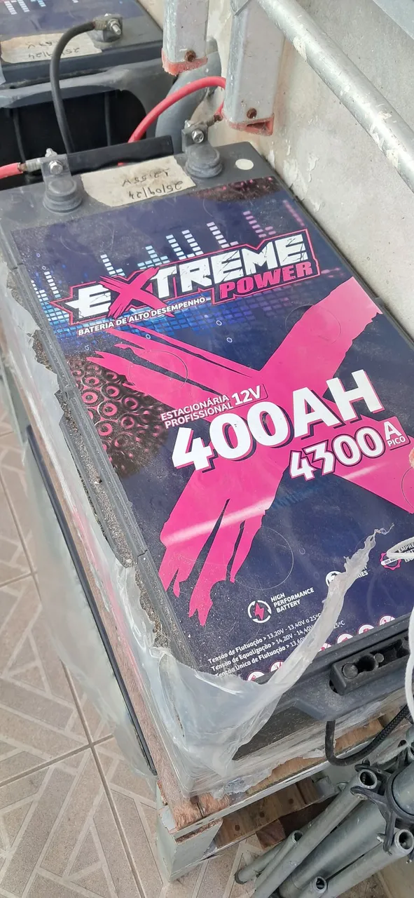 Bateria Estacionária 12V 400AH Extreme Power