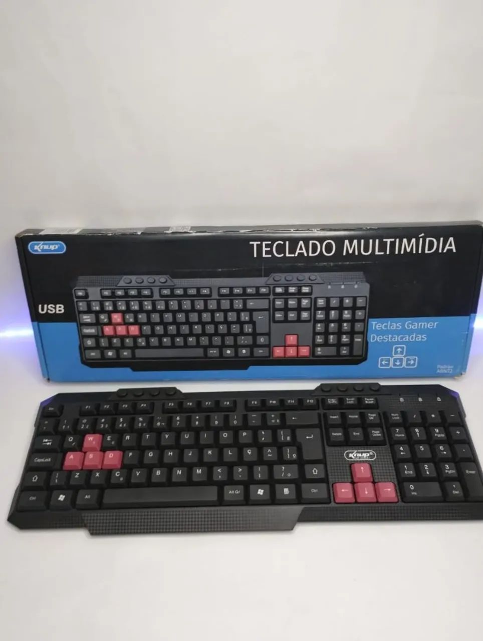 Teclado para PC -  Multimídia Knup - frete grátis 