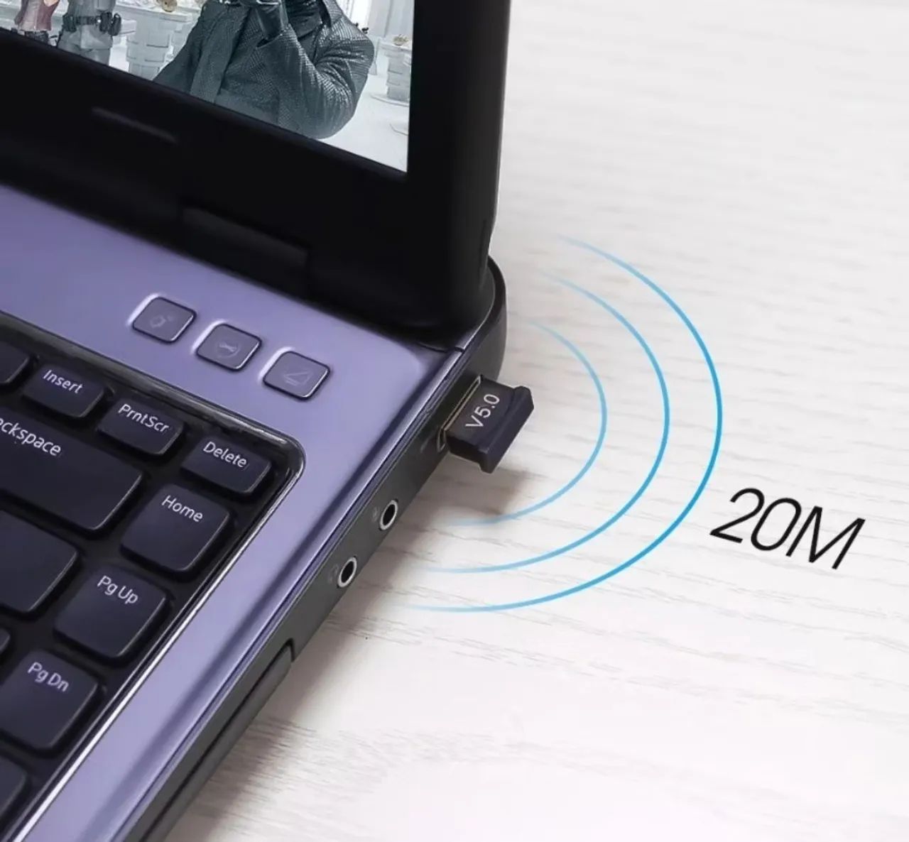 Adaptador Usb Bluetooth Dongle 5.0 Pc notebook - Foto 3