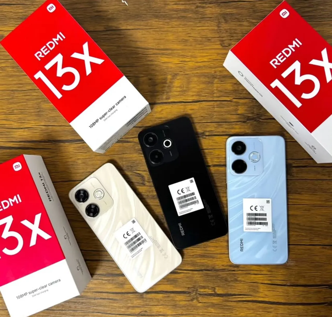 Celular Redmi 13x 4G 256GB/08GB RAM Novo Entrega Grátis + Película Fone