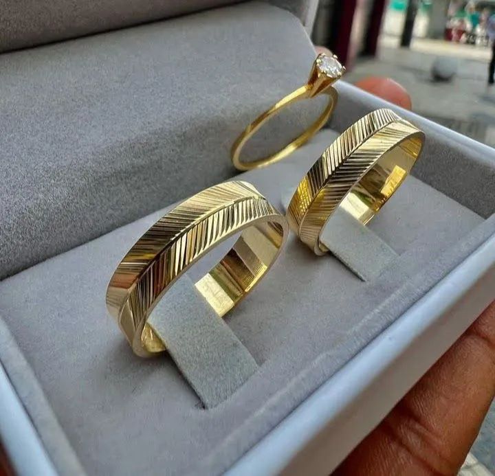 Alianças de Casamento em Ouro - Foto 3