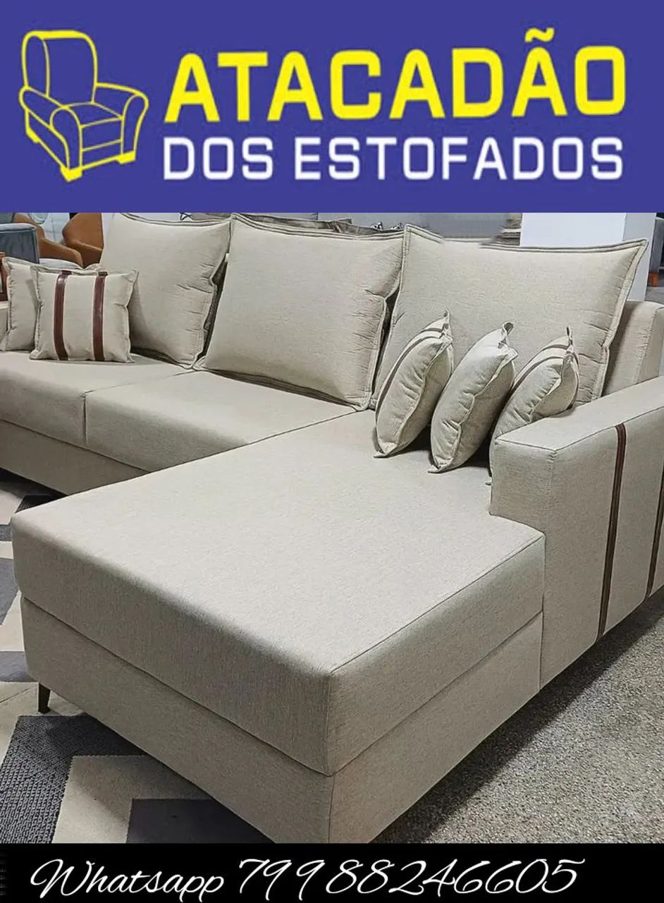 Sofá de Canto - Frete Grátis! - Foto 2