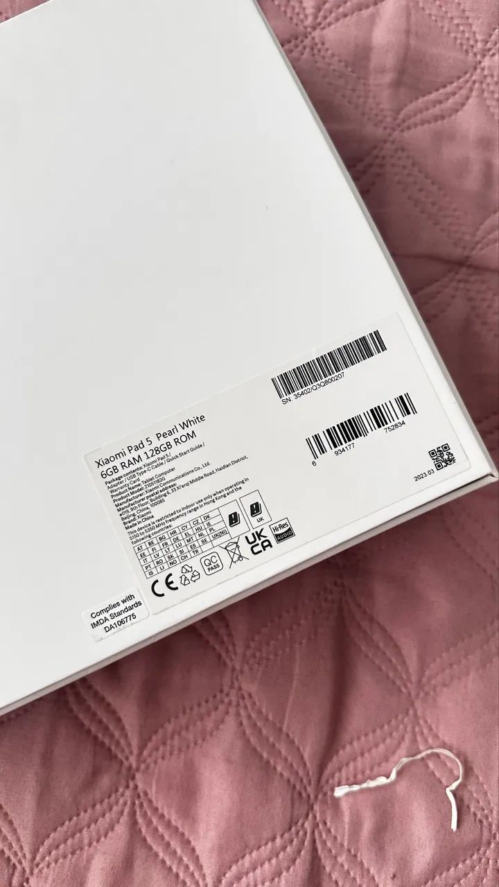Androidタブレット本体 Xiaomi Pad 5 Pearl White 6GB/128GB Xiaomi Pad 5 Pearl White 6gb Ram 256gb | Amazon.com.br