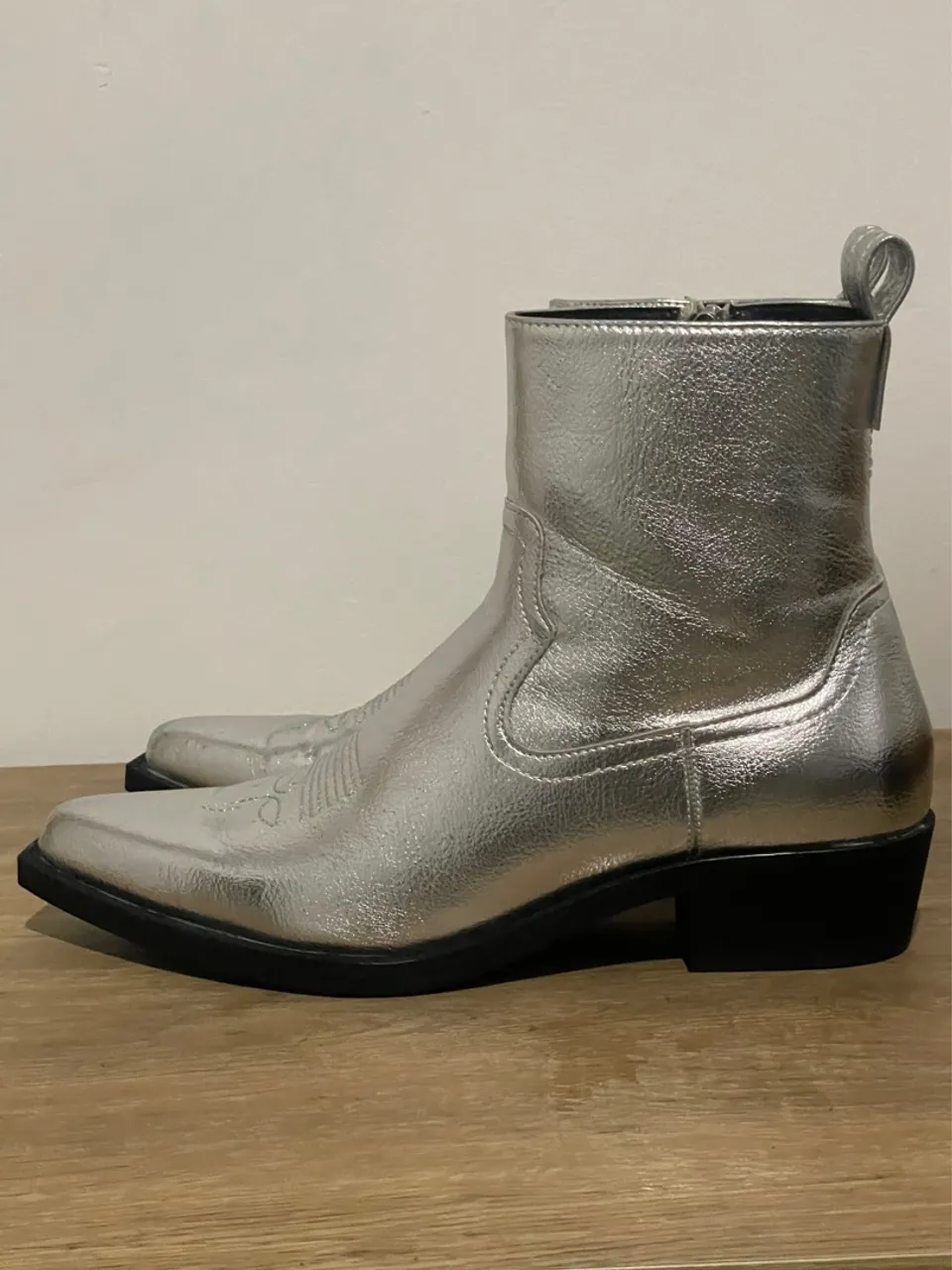 Bota Cowboy Metalizada