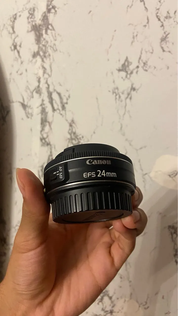 Lente Canon EFS 24mm para Câmeras DSLR