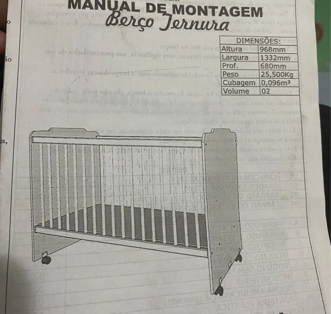 Berço Ternura - Conforto e Segurança para o seu bebê