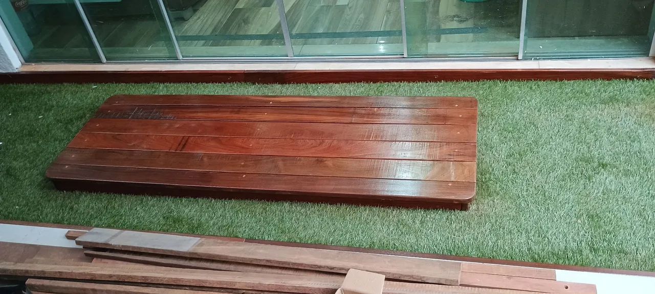 Deck de madeira para jardim - Foto 3