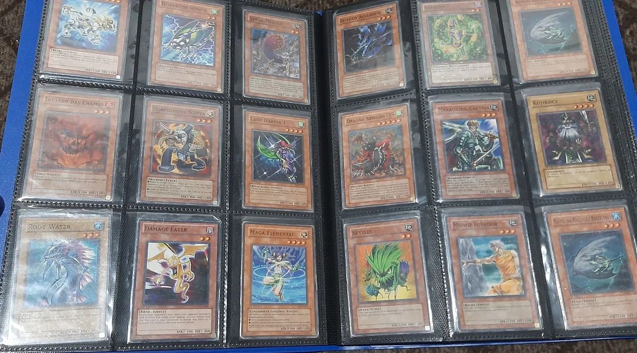 Cartas de yu-gi-oh pasta com 266 cartas de yu-gi-oh originais - Foto 3