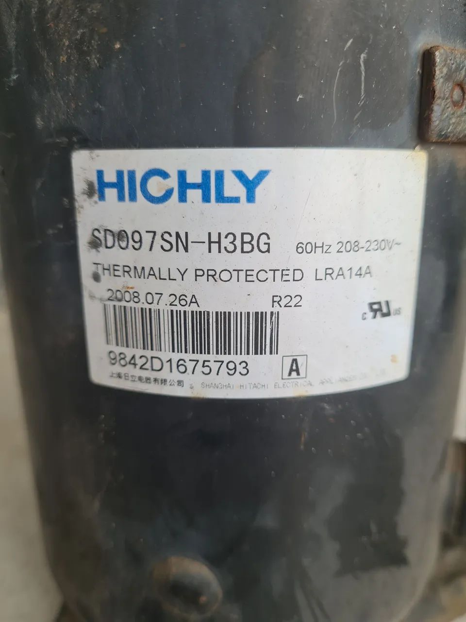 Compressor de Split Midea 9000 btus R22 - Foto 2