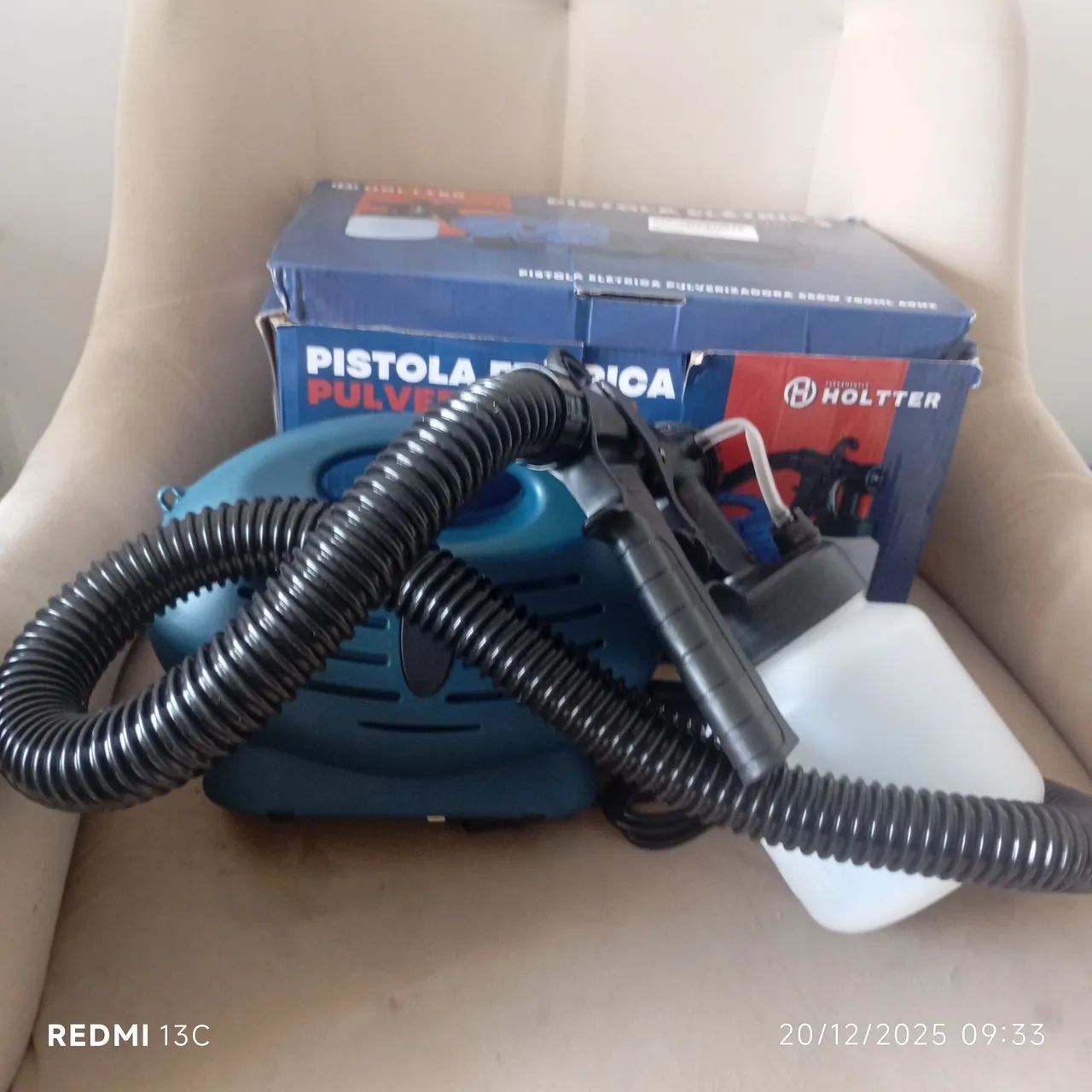 Pistola de pintura portátil elétrica 