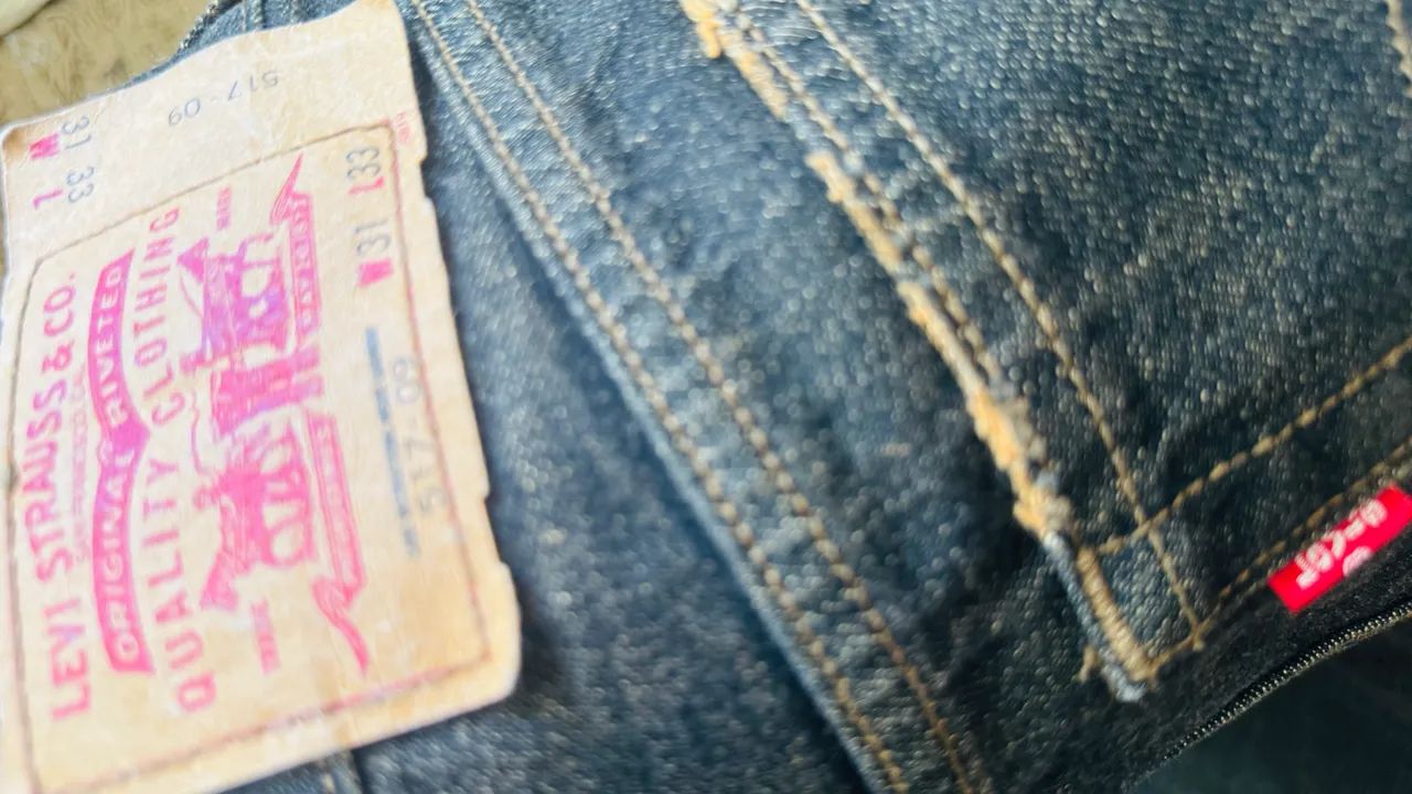 Calça LEVIS  Anos  60 wester customizada japan