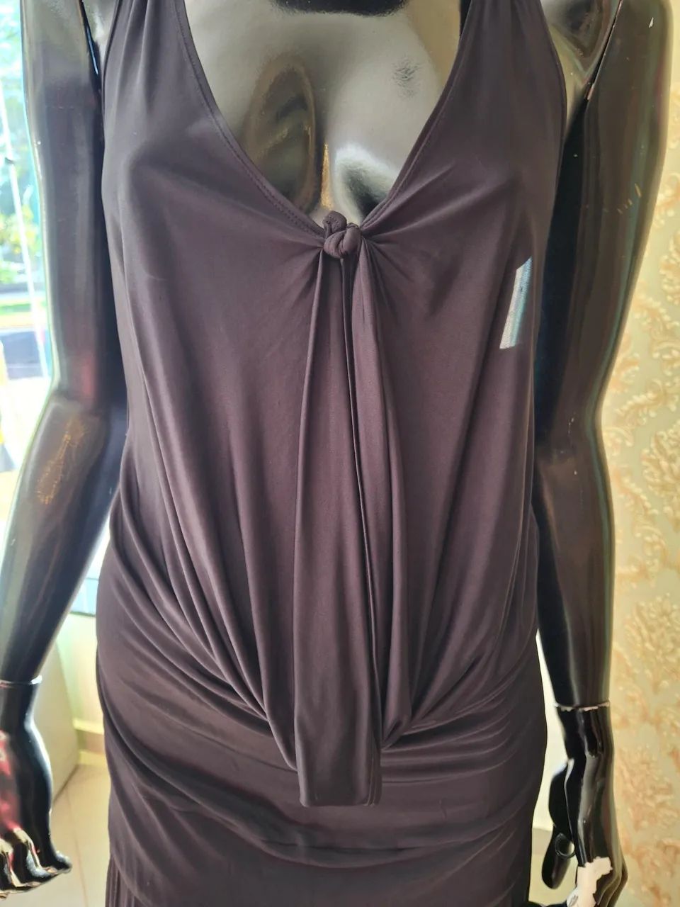 REISS Londres Vestido Preto Elegante e Sofisticado - Foto 2