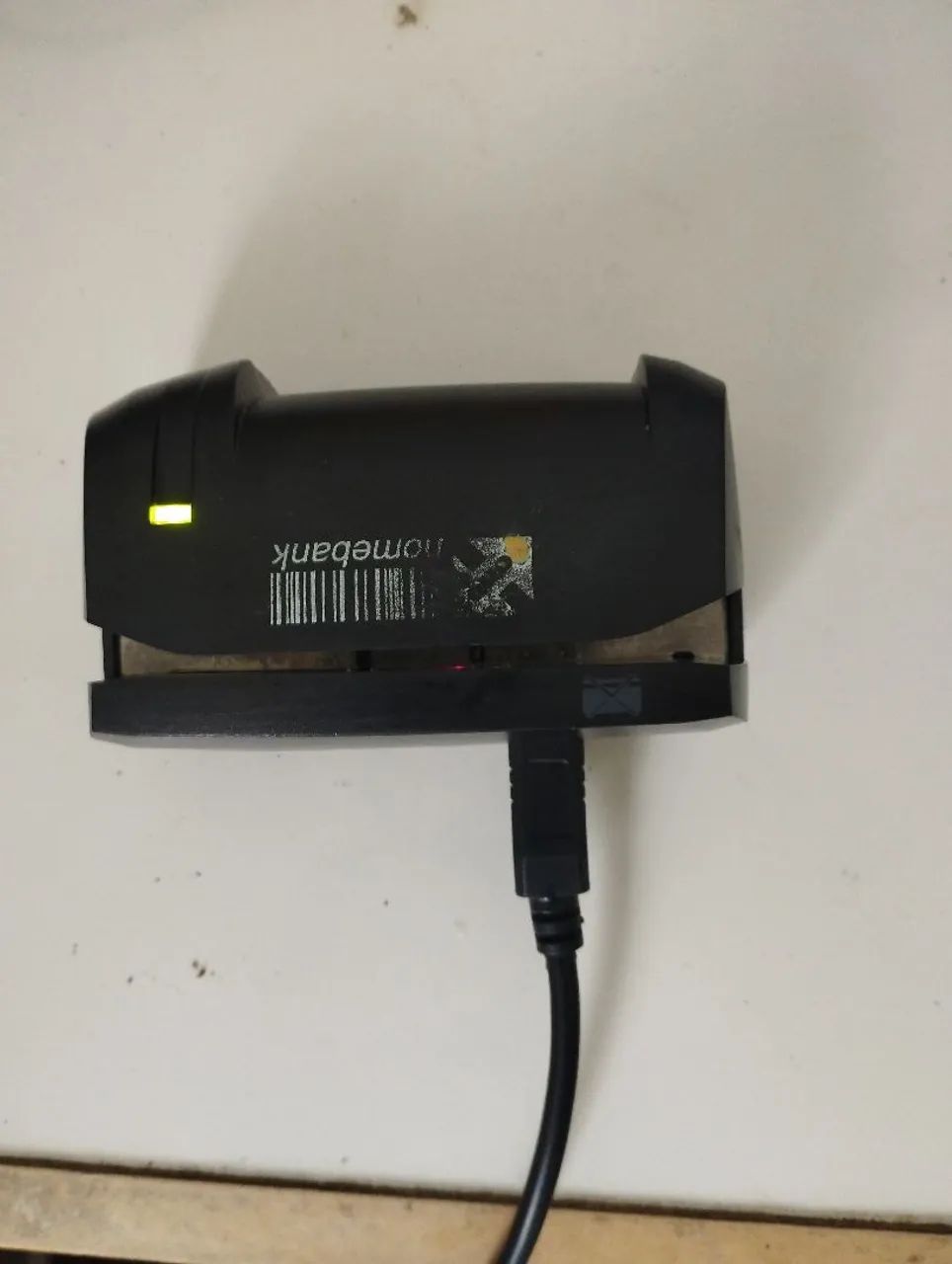 Leitor de código de barras Homebank