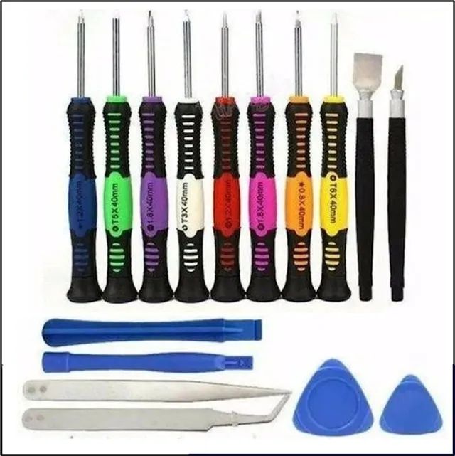 Kit Jogo Chave Fenda Phillips Estojo Precisão Celular Tablet
