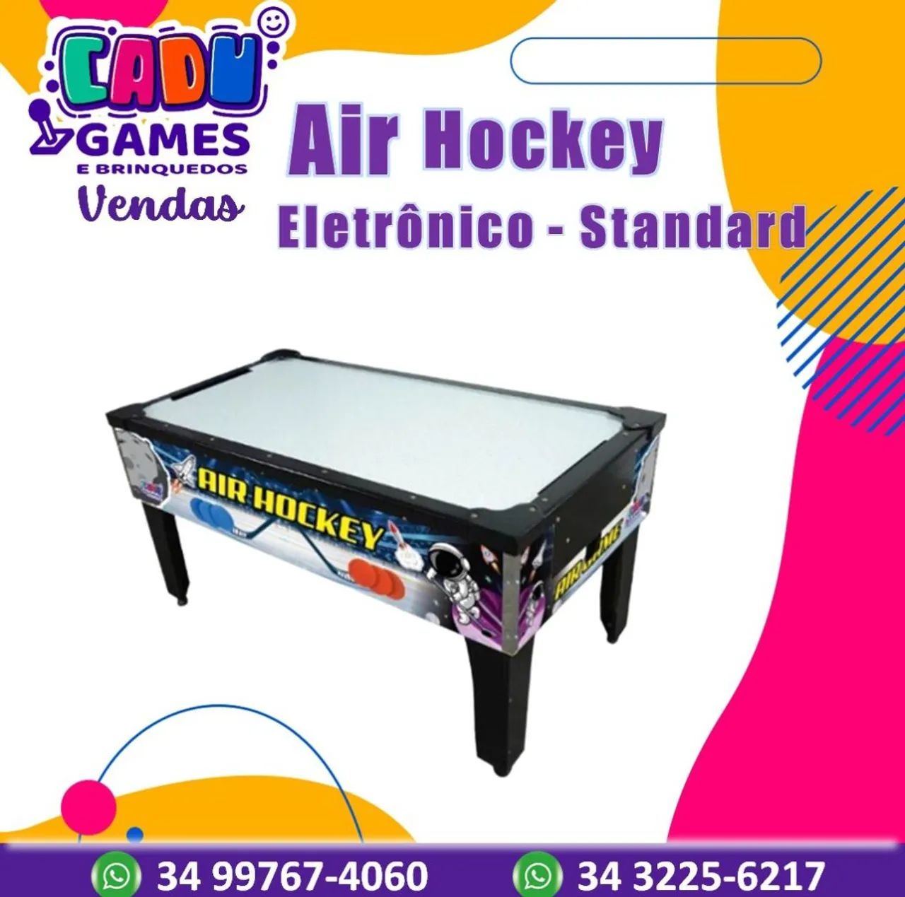 Air Hockey Eletrônico - Standard