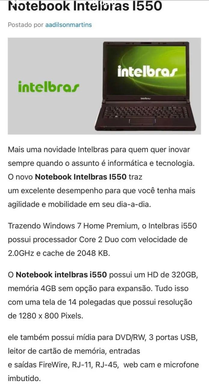 Notebook Intelbras i550 - Foto 5