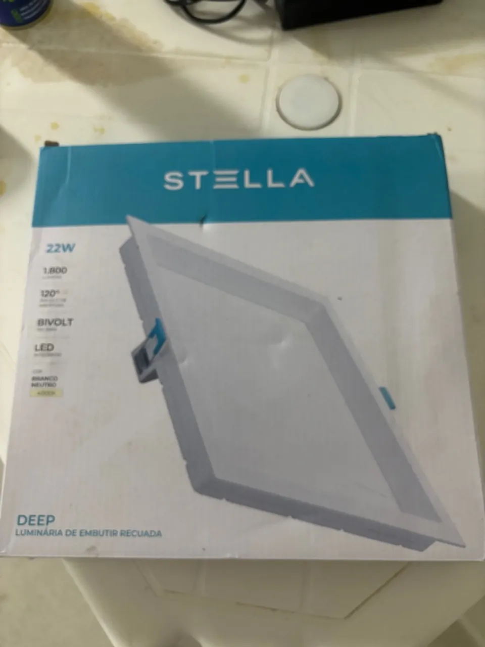Luminária LED Embutir Deep Stella 22W