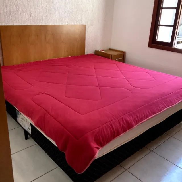 Edredom Casal Plush e Malha Algodão 2,20m x 2,40m - Foto 3