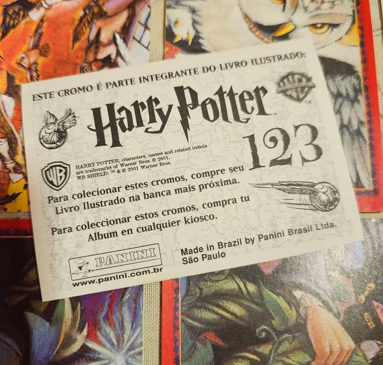 FIGURINHAS ÁLBUM HARRY POTTER - PANINI - 2001 - Foto 4