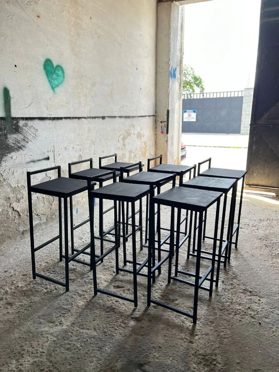 Banquetas pretas - Foto 4