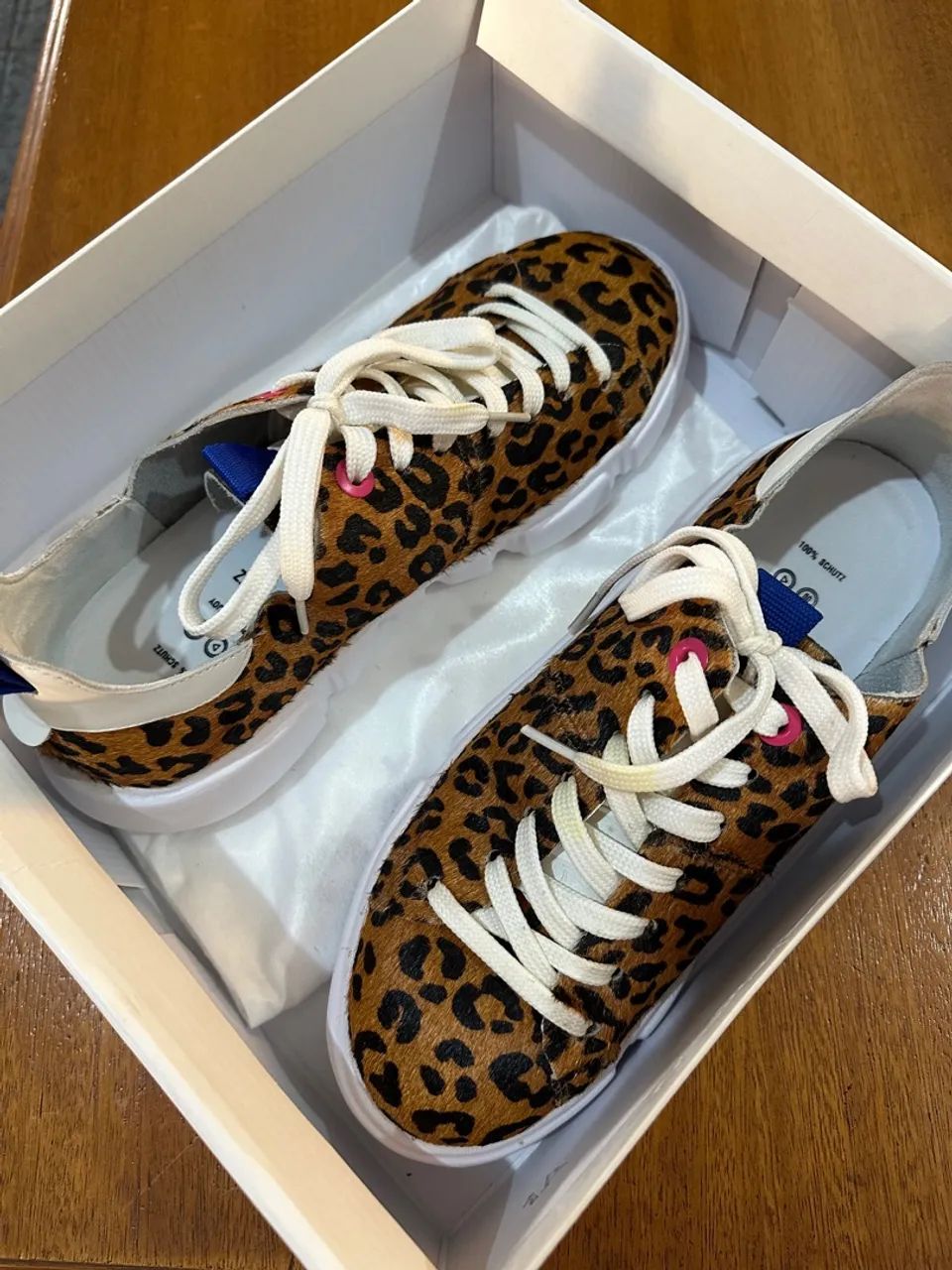 Oncinha Tenis OnÃ§a Schutz Animal Print Tenis Vizzano Oncinha