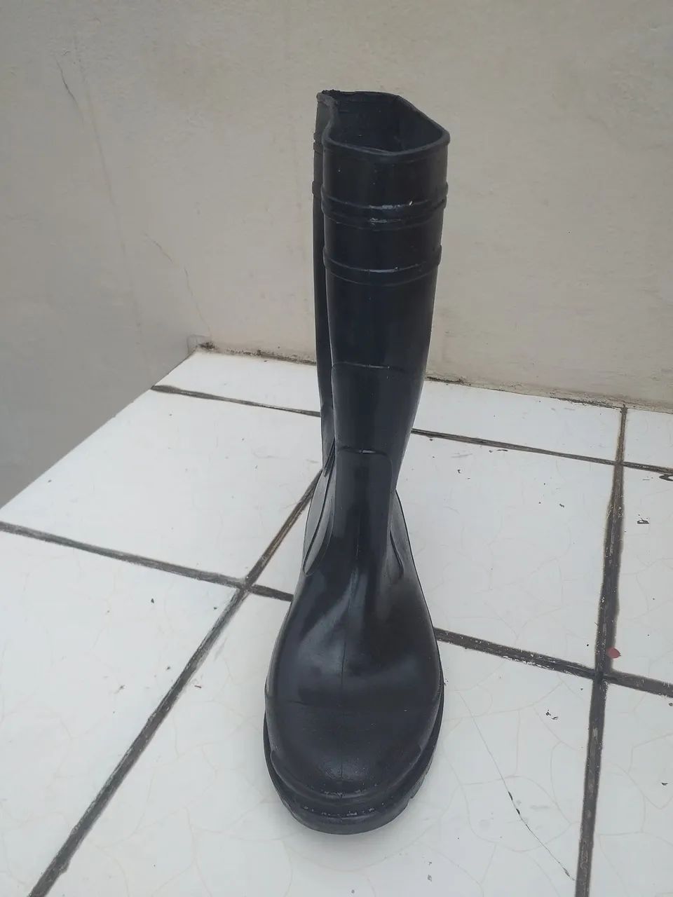 Bota de segurança preta - Foto 3