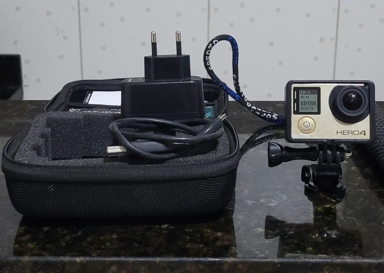 Câmera de Ação GoPro hero 4 com Acessórios - Foto 6
