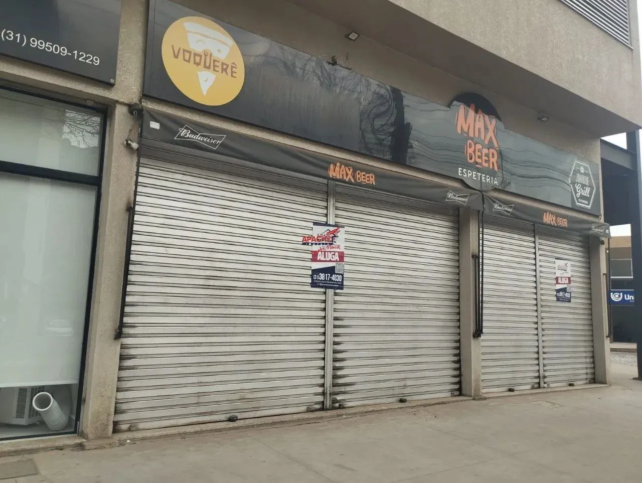 Loja para locação comercial na Av. Custódio Silva, Ponte Nova-MG