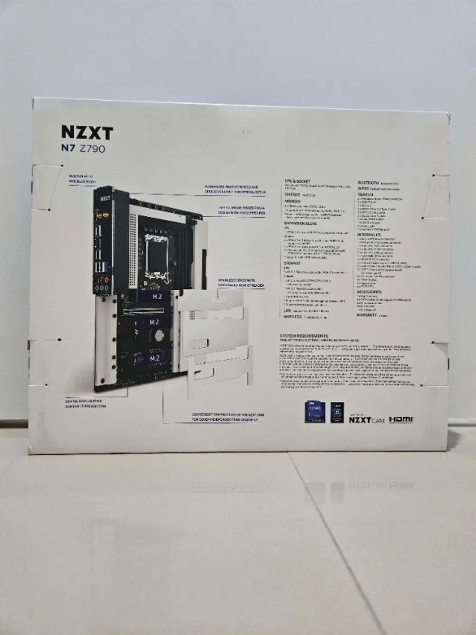 (NOVO) Placa Mãe NZXT Z790 N7 WIFI, White, Intel LGA 1700, ATX, DDR5, N7-Z79XT-W1 - Foto 4