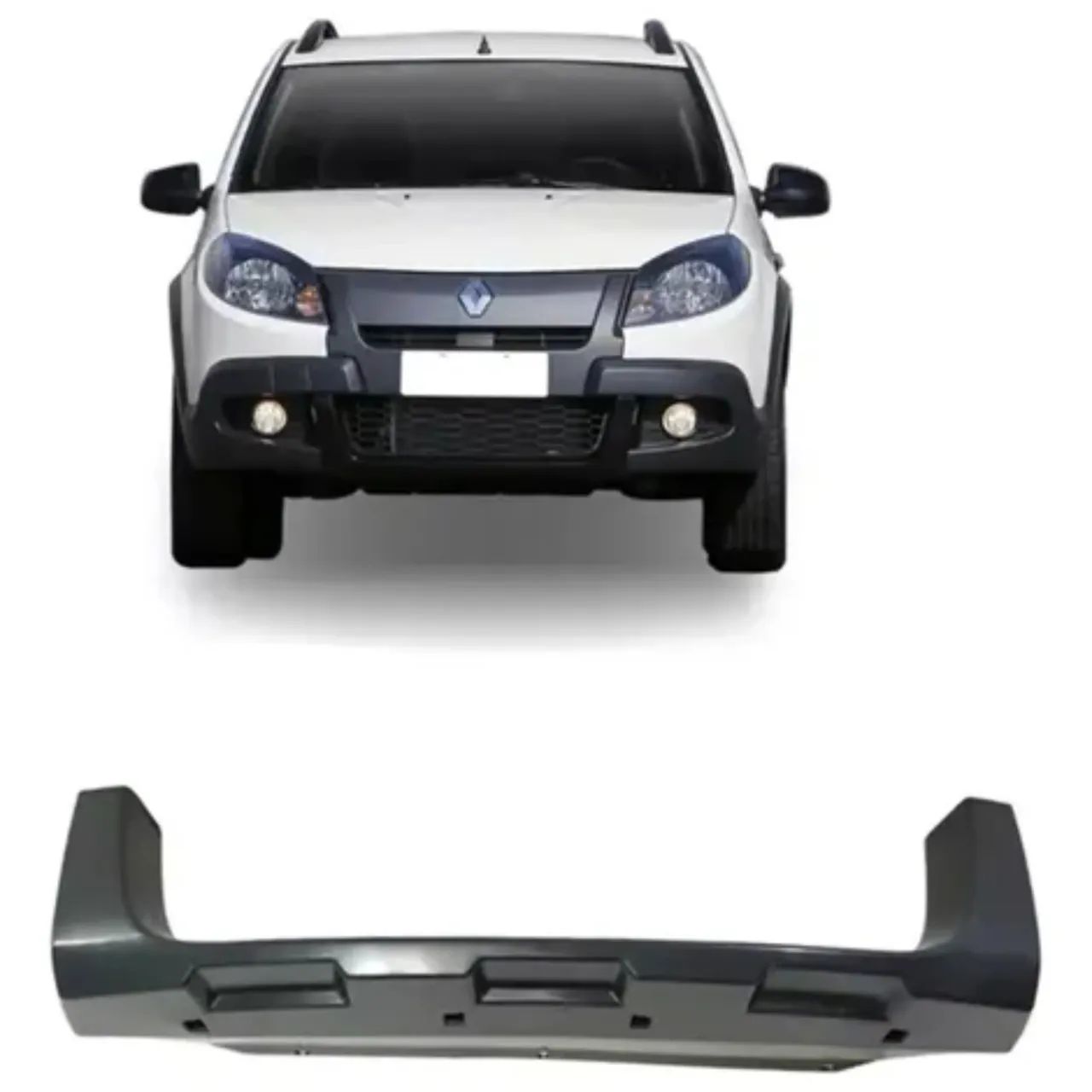 Moldura Para Choque Dianteiro Sandero Stepway 2012 2014 - Foto 3