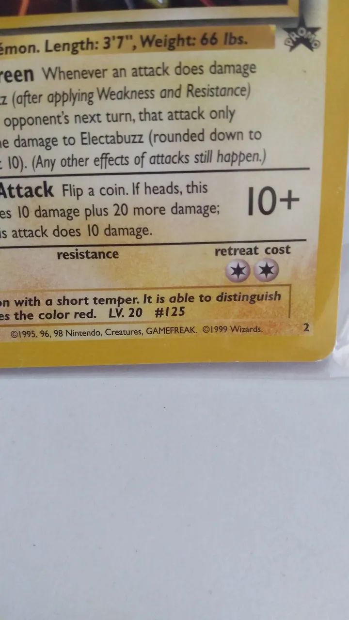 Carta Pokemon Electabuzz Wizard 1999 - Foto 4
