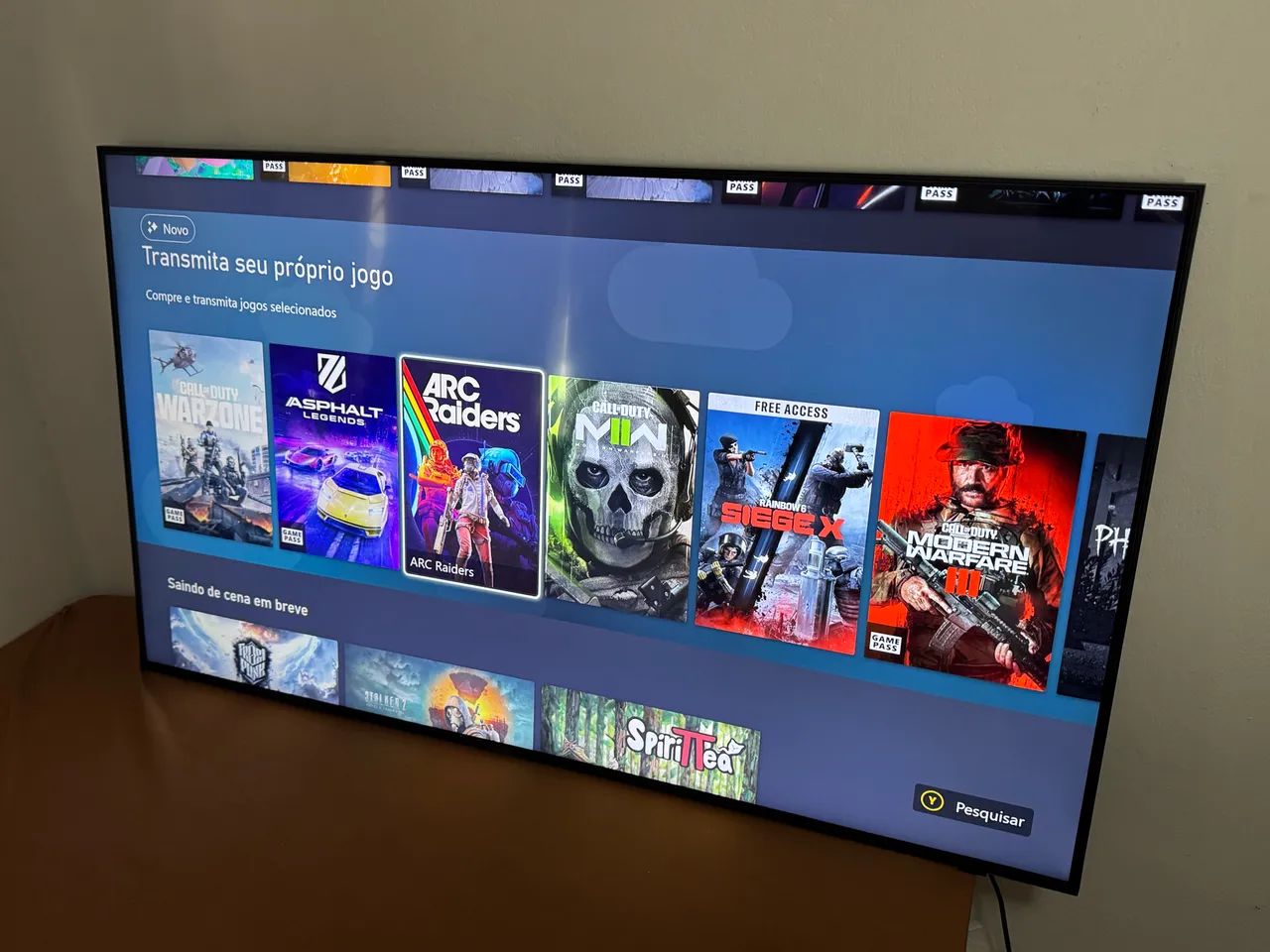 Tv 55 Samsung nova na caixa com Xbox 64310977811331121