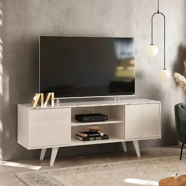 Promoção  Rack Lisboa Calacata/Off White 
