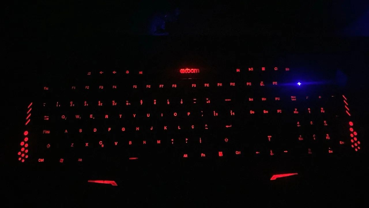 Teclado Retroiluminado exbom ABNT405754829949511682