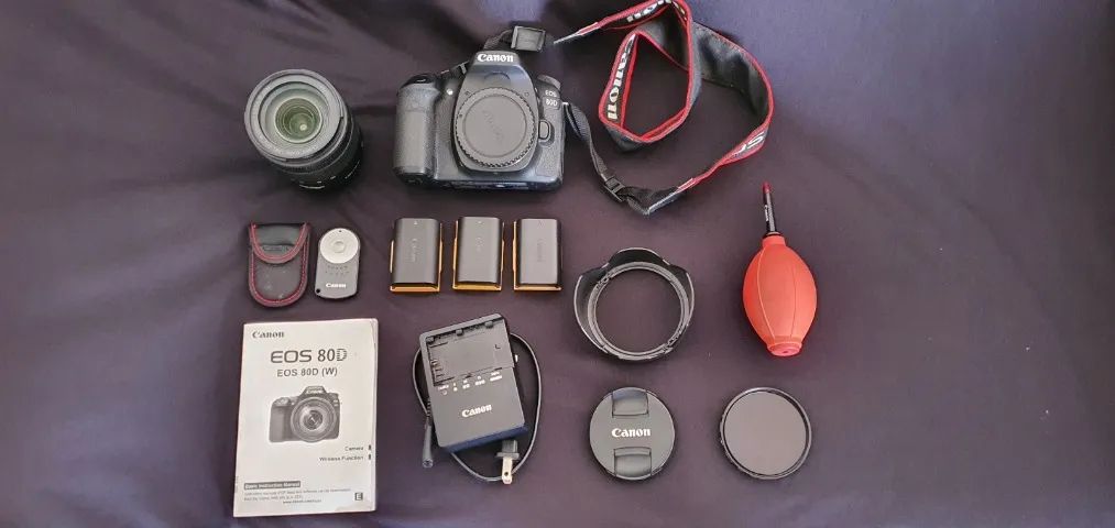 Canon Eos 80d Wi-fi + 18-135mm Is Usm Dslr + 2 Baterias - Foto 2