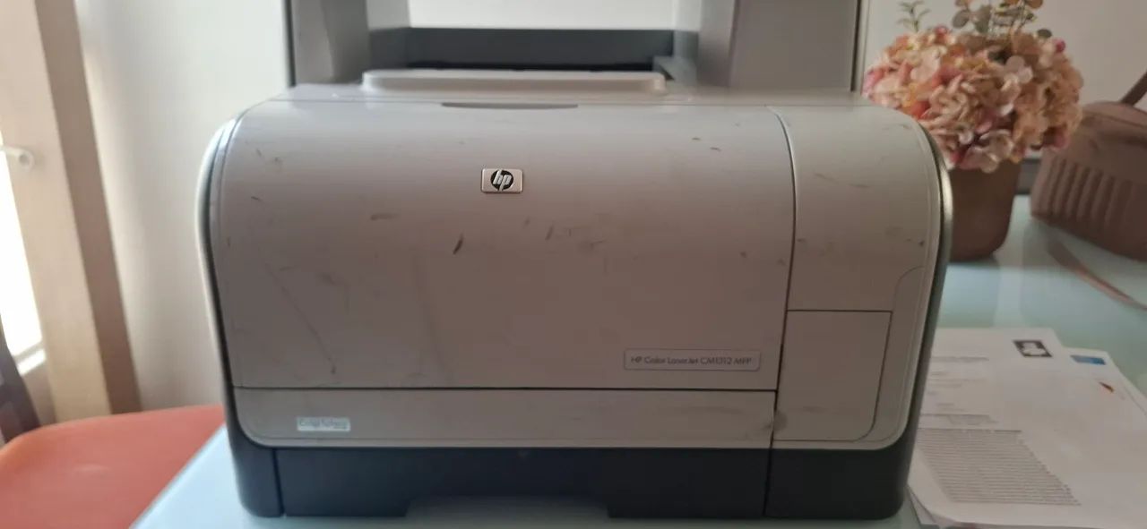 Impressora hp Color CM 1312 MFP usado - Foto 2