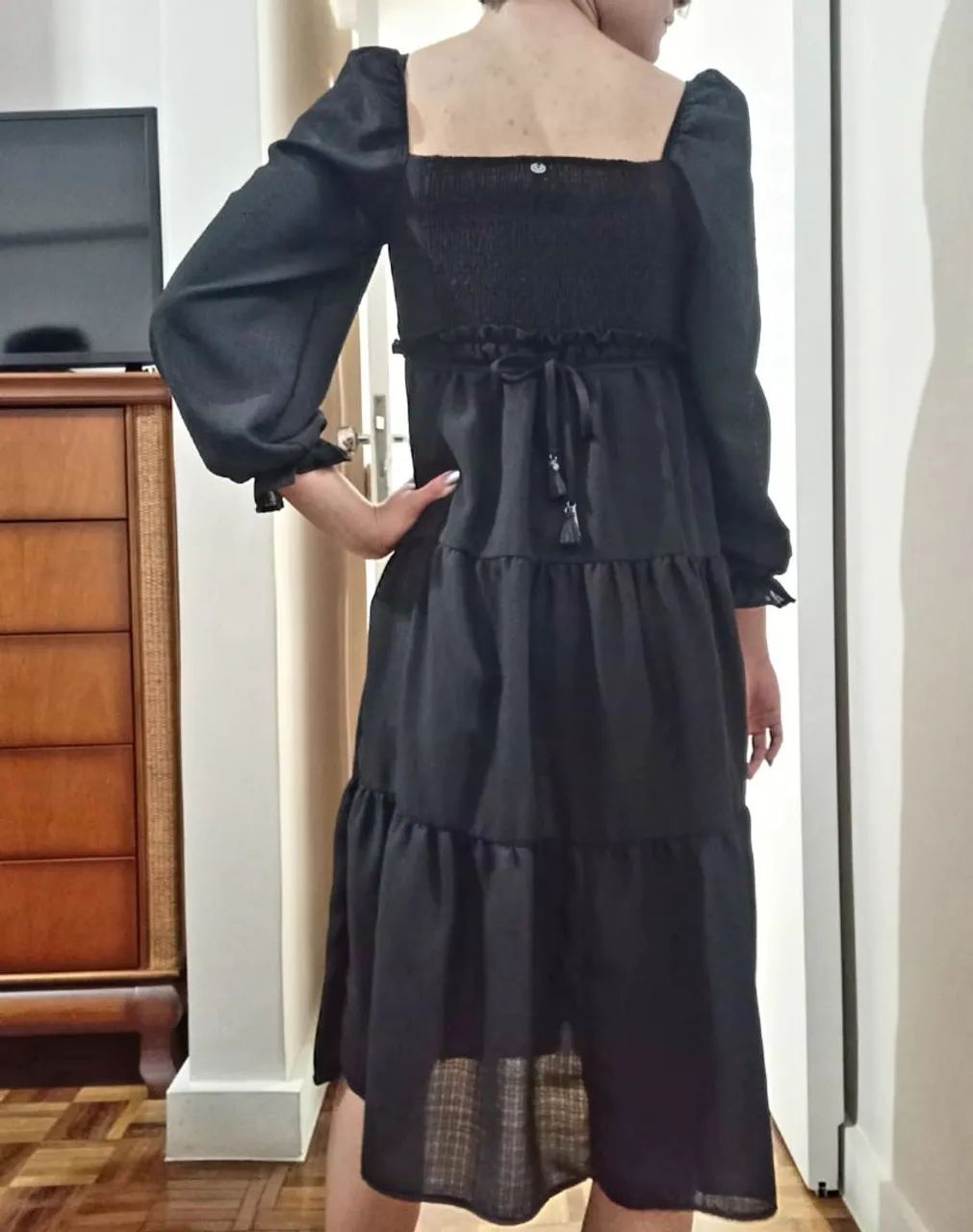 Vestido marca AUTHORIA. Tamanho 12. - Foto 4