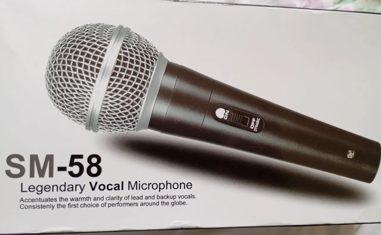 Microfone Vocal SM-58