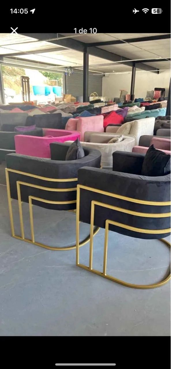 SÓ PAGA NA ENTREGA, BANQUETAS E POLTRONAS A PARTIR DE 198 - Foto 4