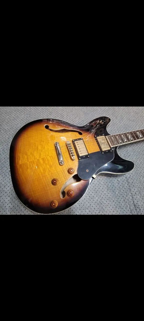 Guitarra Semi-acústica Sunburst HB 35