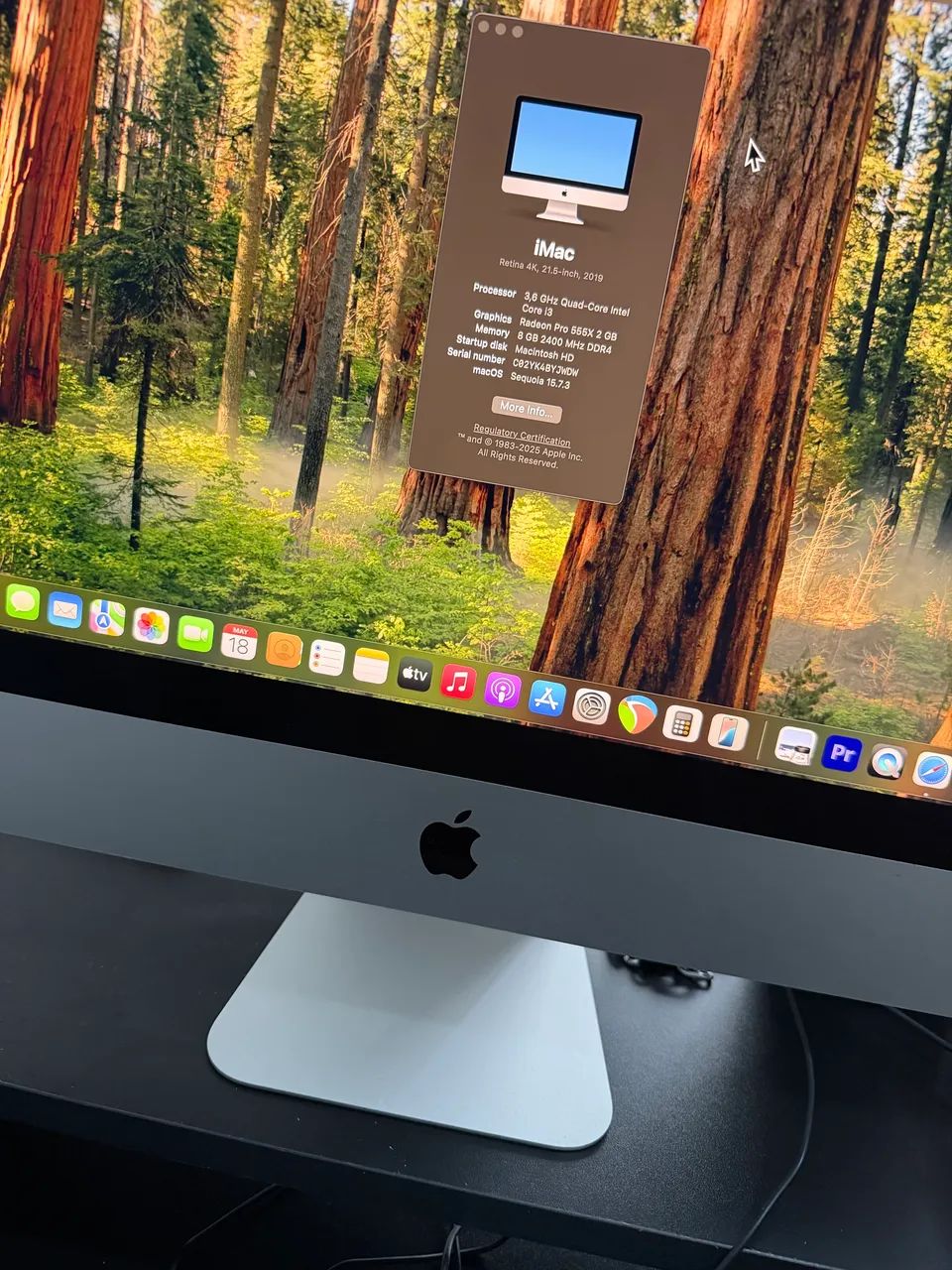 Apple iMac 21,5? Retina 4K (2019) - i3 3,6 GHz / 8 GB RAM / SSD 2 Apple iMac 21,5? Retina 4K (2019) - i3 3,6 GHz / 8 GB RAM / SSD 2